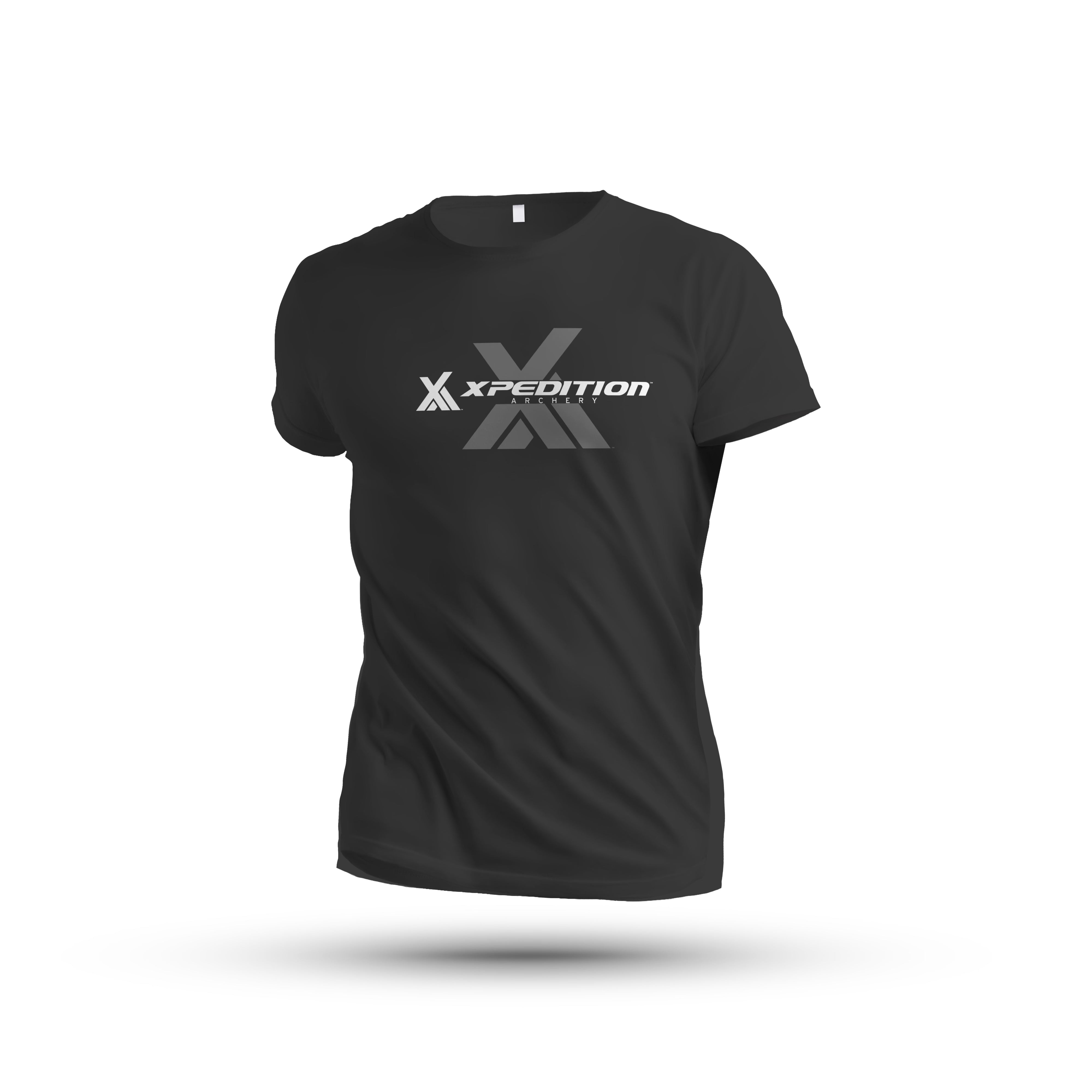 Xpedition Logo Black Tee – Xpedition Archery